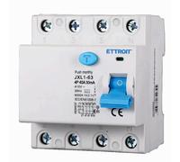 Interruttore differenziale puro Salvavita modulare 4P 40A 30mA 6KA 380V classe A Ettroit