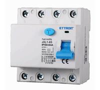 Interruttore differenziale puro Salvavita modulare 4P 63A 30mA 6KA 380V Ettroit
