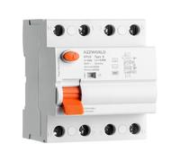 Interruttore Differenziale Puro Salvavita Tipo B Trifase 63A, RCCB Classe B 380V 3P+N 10kA 30mA/0,03A, 4 Moduli DIN, Per Wallbox di ricarica veicoli elettrici, Inverter fotovoltaici, UPS, Ascensori
