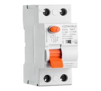 Interruttore Differenziale Puro Salvavita Tipo F 40A, RCCB 1P+N 6kA 300mA 0.3A, 2 Moduli DIN, Ottimo per Inverter Monofase,Climatizzatori,Lavatrici,Pompe