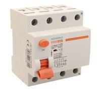 Interruttore Differenziale Puro, Salvavita Trifase Tipo A 100A, RCCB 3P+N 10kA 30mA 380V, 4 Moduli DIN, Serie PR8HM Elettromagnetica, Certificato IEC61008-1