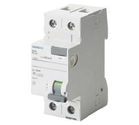 Interruttore differenziale puro Siemens 2 poli 25A 300mA tipo AC 2 moduli 5SV46120