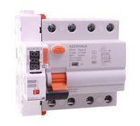Interruttore Differenziale Puro WIFI Con Riarmo Automatico Trifase, Salvavita Tipo B 10kA 300mA / 0,3A 63A, APP Tuya Smart Life, RCCB 3P+N 6kA 380V, 5 Moduli DIN, Controllo Remote e Manuale
