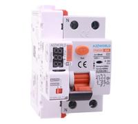Interruttore Differenziale Puro WIFI Riarmo Automatico, RCCB Tipo A 6kA, Idn 30mA / 0.03A, In 25A, APP Tuya Smart Life, 1P+N, 3 Moduli, Controllo Remote e Manuale