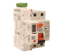 Interruttore Differenziale Riarmo Automatico 40A, Salvavita Tipo AC 300mA, 3 Tentativi (10s/60s/300s), Occupa 3 Moduli DIN, RCCB 1P+N 6kA 220V, Display A Led