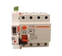 Interruttore Differenziale Riarmo Automatico Trifase 300mA 40A, Salvavita Riarmo Automatico Tipo A, 3 Tentativi (10s/60s/300s), Occupa 5 Moduli DIN, RCCB 3P+N 6kA AC 380V, Display A Led