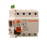 Interruttore Differenziale Riarmo Automatico Trifase, Salvavita 40A, Tipo A 30mA, 3 Tentativi (10s/60s/300s), Occupa 5 Moduli DIN, RCCB 3P+N 6kA AC 380V, Display A Led