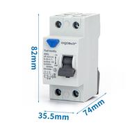 Interruttore differenziale puro Salvavita modulare 2P 25A 0,03A Aigostar