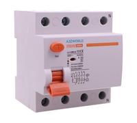 Interruttore Differenziale Selettivo Trifase 100mA 100A, RCCB Tipo S Classe A, 3P+N 10kA 0,1A, Ritardo 500ms, 4 Moduli DIN 380V AC, Certificato IEC61008-1, Serie PR8HM Elettromeccanico
