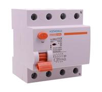 Interruttore Differenziale Selettivo Trifase 500mA 100A, RCCB Tipo S Classe A, 3P+N 10kA 0,5A, Ritardo 500ms, 4 Moduli DIN 380V AC, Certificato IEC61008-1, Serie PR8HM Elettromeccanico