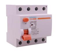 Interruttore Differenziale Selettivo Trifase 500mA 63A, RCCB Tipo S 3P+N 10kA 0,5A, Ritardo 500ms, 4 Moduli DIN 380V AC, Certificato IEC61008-1, Serie PR8HM Elettromeccanico