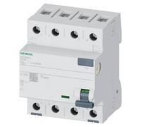 Interruttore differenziale Siemens 25A 4P 30MA A 4 Moduli 400V 5SV33426