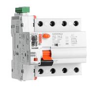 Interruttore Differenziale Tipo B Trifase Con Riarmo Automatico 63A, RCCB Salvavita Riarmabile 380V, 1P+N 10kA 300mA/0,3A Riarmo Automatico, 3 Moduli DIN, 3 Tentativi (10s/60s/300s)