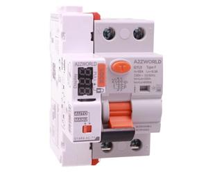 Interruttore Differenziale Tipo F WIFI Con Riarmo Automatico, RCCB Salvavita 300mA/0,3A 25A, APP Tuya Smart Life, 1P+N 6kA, 3 Moduli DIN, Controllo Remote e Manuale