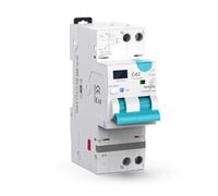 Interruttore Differenziale Wi-Fi Tuya "Smart RCBO" Reset Automatico Disconnessione in Intensità 1-40A, Corrente di Perdita 30-100mA, Sovra/Sottotensione, Temperatura, Sovrappotenza Misurazione 2025