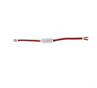 Interruttore dimmer a basso profilo per strisce LED, 12 V, 144 W, controller in linea con 5 effetti dinamici e funzione di memoria, facile installazione del filo