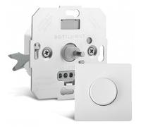 Interruttore dimmer a LED, 100 - 240 V, dimmer per lampade a LED, LED 5 - 200 W/alogena, 5 - 300 W, interruttore dimmer, 230 V, dimmer rotativo per lampade a LED dimmerabili, lampadina e lampadina