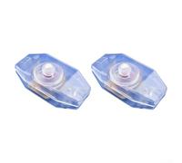 Interruttore dimmer con manopola rotante per regolare la luminosità della lampadina e il controllo della tensione 220 V 2 A adatto per lampade a LED e ad incandescenza Materiale ABS (trasparente)