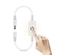 Interruttore dimmer for luce con sensore tattile DC 12V-24V 4A Regolatore di luminosità Dimmer touch dimmerabile continuo for striscia LED