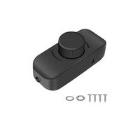 Interruttore Dimmer In Linea per Luci LED da 12 V e 24 V. Controllo Rotativo di Accensione/Spegnimento A Pressione Regolabile In Frequenza per La
