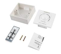 Interruttore Dimmer LED a Tiristore 200W con Telecomando IR Regolazione Luminosità Continuo per Interni