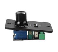 Interruttore dimmer LED DC 12-24V per oscuramento PWM con porta di ricarica rapida USB QC3.0 5A, controllo regolare 0-100% per camper rimorchio barca - nero