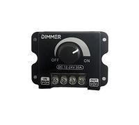 Interruttore Dimmer LED, Dimmer per Strisce LED 12V-24V 30A, Controller LED Monocromatico PWM, Dimmerazione Digitale Continua.