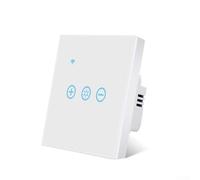 Interruttore dimmer per Tuya Smart Control con funzionalità touch, comandi vocali, 150 W, AC 100 240 V (bianco)