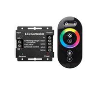 Interruttore Dimmer RGBW LED, Interruttore Dimmer con Controllore Remoto A Scorrimento RF-Dimmable PWM 12V-24V 24A Controllo Dimmer