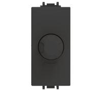 INTERRUTTORE DIMMER ROTATIVO 500W NERO VP42 COMPATIBILE VIMAR PLANA VP42-MN-ECO27252 ECOVA