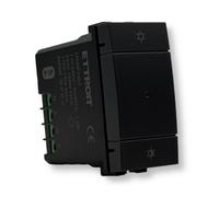 Interruttore Dimmer Smart Tuya Zigbee nero compatibile anche con BTicino Livinglight