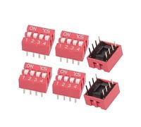 Interruttore DIP da 6 pezzi 2 file 8 terminali Interruttore a scorrimento a 6 posizioni passo 2,54 mm