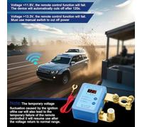 Interruttore Disconnessione Batteria 12 Volt 240 AMP Telecomando Eurowagens
