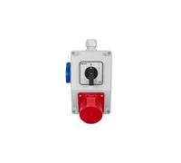 Interruttore distributore di forza 0-1 3P+N+Z 16A, 2P+Z 6272-00