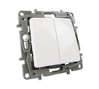 Interruttore doppio per scale 10A Niloe 764502 Legrand 2185