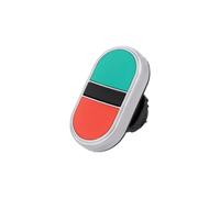 Interruttore doppio, Pos.stab: 1, rosso/verde LPCB7113