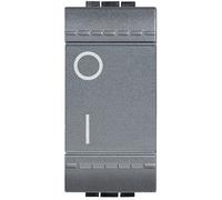 Interruttore Elettrico 2p 16a 1 Modulo Antracite BTICINO L4002N