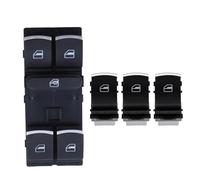 interruttore elettrico alzacristalli Per VW Per Touran Per Tiguan Per Passat B6 B7 CC 2003-2012 Pulsante Interruttore Alzacristalli Elettrico 5ND959857 Finestra Pulsantiera(D)