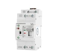 Interruttore elettrico ATS 2P su guida DIN G2R, interruttore di trasferimento manuale, bobina 110 V-220 V, interruttore tipo PC, alimentazione elettrica for generatore 63 A(220V,G2R 2P 25A)