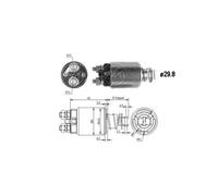 INTERRUTTORE ELETTROMAGNETE DISPOSITIVO COMANDO SOLLEVAMENTO MOTORINO AVVIAMENTO