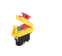Interruttore elettromagnetico 4/5 Pin 110V 220V ON-Off Pulsante di ripristino momentaneo con coperchio IP55 Impermeabile YCZ3-C Sostituisci KJD17(YCZ3-C,5 PINS-110V)