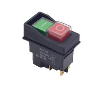 Interruttore elettromagnetico a pulsante impermeabile IP55 a 4 pin AC250V 16A Interruttori di sicurezza for utensili elettrici con avviamento magnetico for macchine utensili