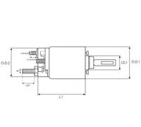 Interruttore elettromagnetico avviatore 132249 CARGO HC-Cargo