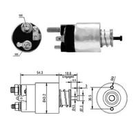 Interruttore solenoide, avviamento MEAT & DORIA 46135