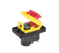 Interruttore elettromagnetico di avviamento a 7 pin 400V, On/Off, 15A, con pulsante reset momentaneo impermeabile, YCZ4-A