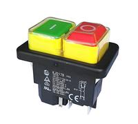 Interruttore elettromagnetico impermeabile KEDU interruttore a pulsante industriale KJD17B 5pin 16A