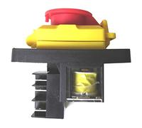 Interruttore elettromagnetico, Interruttore a pulsante industriale KJD12-14 250V 6 pin Start Stop