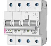 Interruttore ETI FI/LS KZS-4M 3 poli + N B16A 30 mA tipo A