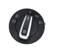 Interruttore Fari Auto Compatibile Con GOLF PLUS 2005-2014 PER SHARAN 2011 2012 2013 2014 2015 PER TRANSPORTER 2010-2015 Interruttore Fari Europeo Cromato 5ND941431A(C)