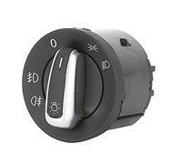 Interruttore Fari Auto in ABS Nero, Pulsante Ricambio Universale per - Alta Sensibilità, Facile Installazione, Compatibile con A5 2005-2010 e B6 2005